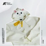 Premium Off-White Cat Hoodie